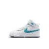 Nike Court Borough Mid 2 Little Kids' Shoes In White