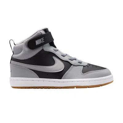 Pre-owned Nike Court Borough Mid 2 Ps 'black White' | Kid's Size 3