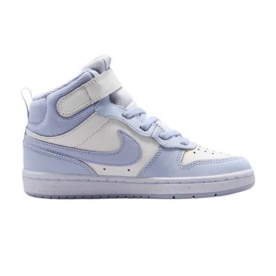 Pre-owned Nike Court Borough Mid 2 Ps 'platinum Tint Ghost' | Blue | Kid's Size 10.5