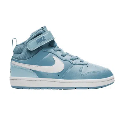 Pre-owned Nike Court Borough Mid 2 Psv 'cerulean' | Blue | Kid's Size 3