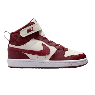 Pre-owned Nike Court Borough Mid 2 Psv 'dark Team Red' | Kid's Size 3