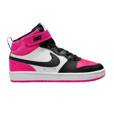 Pre-owned Nike Court Borough Mid 2 Psv 'fierce Pink' | Kid's Size 13.5