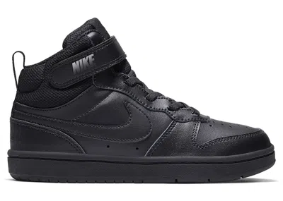 Pre-owned Nike Court Borough Mid 2 Sneakers In Black