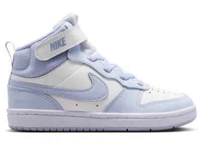 Pre-owned Nike Court Borough Mid 2 Sneakers In Platinum Tint/white/ghost