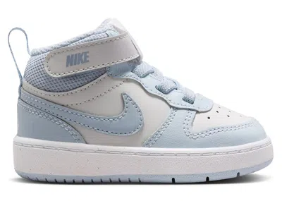 Pre-owned Nike Court Borough Mid 2 Sneakers In Platinum Tint/white/ghost