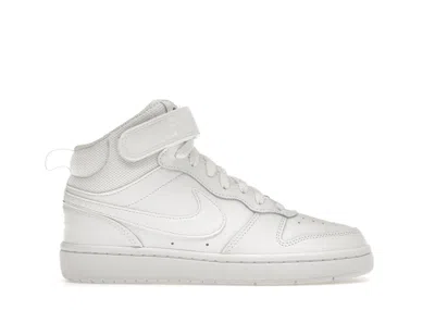 Pre-owned Nike Court Borough Mid 2 Sneakers In White