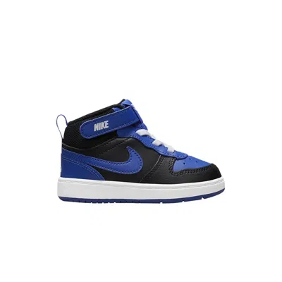 Pre-owned Nike Court Borough Mid 2 Td 'black Game Royal' | Blue | Infant Size 3