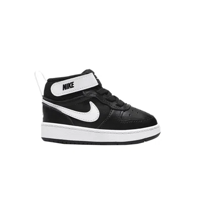 Pre-owned Nike Court Borough Mid 2 Td 'black White' | Infant Size 5