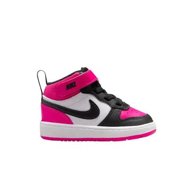 Pre-owned Nike Court Borough Mid 2 Td 'fierce Pink' | Infant Size 2
