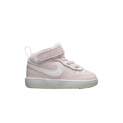 Pre-owned Nike Court Borough Mid 2 Td 'pearl Pink White' | Infant Size 7
