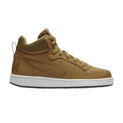 Pre-owned Nike Court Borough Mid Gs 'wheat' | Tan | Kid's Size 7