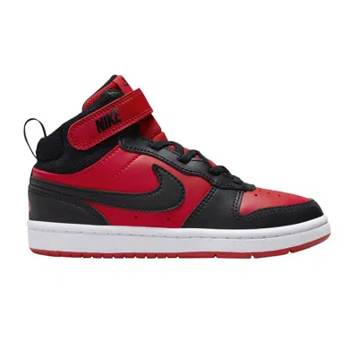 Pre-owned Nike Court Borough Mid Ps 'black University Red' | Kid's Size 4.5