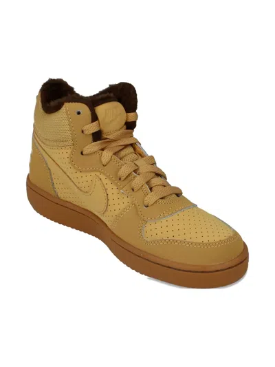 Nike Kids' Court Borough Mid Sneakers In Brown