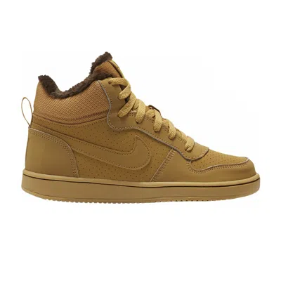 Pre-owned Nike Court Borough Mid Winter Gs 'haystack' | Brown | Kid's Size 10.5