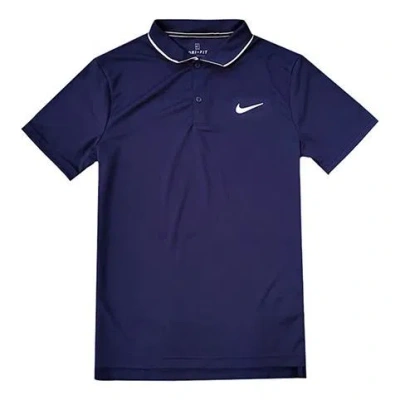 Nike Court Dri-fit Quick-dry Polo Male Blue