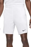 Nike Court Dri-fit Victory Athletic Shorts In White/black