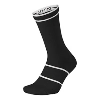 Nike Court Essential Crew Tennis Socks 'black White'
