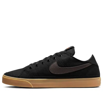 Nike Court Legacy Canvas 'black Gum'