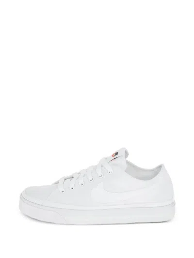 Nike Court Legacy Canvas Sneakers In Burgundy