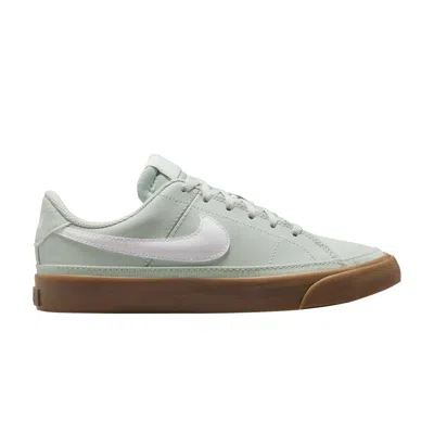 Pre-owned Nike Court Legacy Gs 'light Silver Gum' | Green | Kid's Size 6
