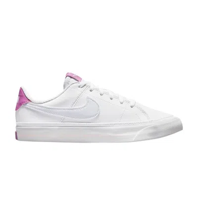 Pre-owned Nike Court Legacy Gs 'white Cosmic Fuchsia' | Kid's Size 7