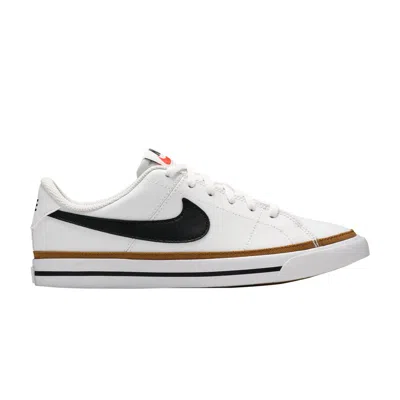 Pre-owned Nike Court Legacy Gs 'white Desert Ochre' | Kid's Size 3