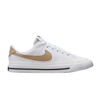 Pre-owned Nike Court Legacy Gs 'white Hemp' | Kid's Size 4