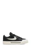 Nike Court Legacy Lift Dm7590-001 Sneakers Womens 12 Black Platform Shoes Tf6047 In Black/sail White Team Orange