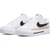 Nike Court Legacy Lift Platform Sneaker In Multi