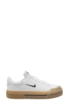 Nike Court Legacy Lift Platform Sneaker In White,vintage