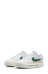 Nike Court Legacy Lift Platform Sneaker In White/sail/sesame