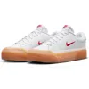 Nike Court Legacy Lift Platform Sneaker In White/yellow/sail