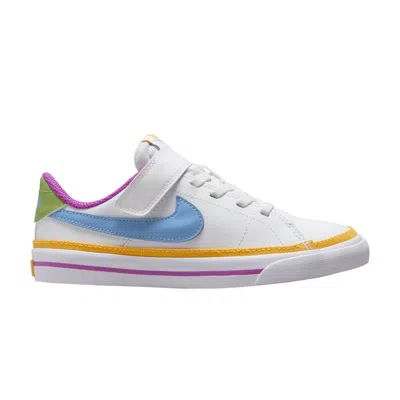 Pre-owned Nike Court Legacy Lift Ps 'white Multi-color' | Kid's Size 2
