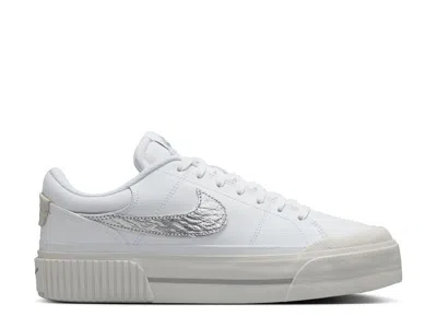 Nike Court Legacy Lift Sneaker In White