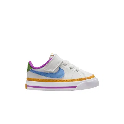 Pre-owned Nike Court Legacy Lift Td 'white Multi-color' | Infant Size 5