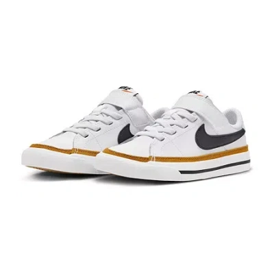Nike Court Legacy Little Kid Unisex Sneakers In White