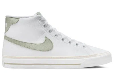 Pre-owned Nike Court Legacy Mid Next Nature (women's) Sneakers In White/phantom/jade Horizon