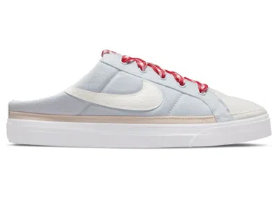 Pre-owned Nike Court Legacy Mule (women's) Sneakers In Football Grey/sail/white