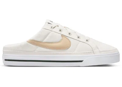 Pre-owned Nike Court Legacy Mule (women's) Sneakers In Phantom/white Onyx In Multi