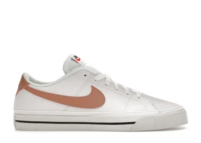 Pre-owned Nike Court Legacy Next Nature Rose Whisper (women's) Sneakers In White/team Orange/black