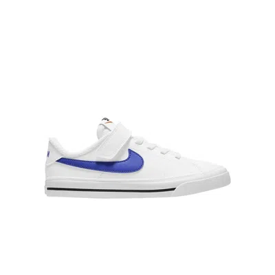 Pre-owned Nike Court Legacy Ps 'white Game Royal' | Kid's Size 2.5
