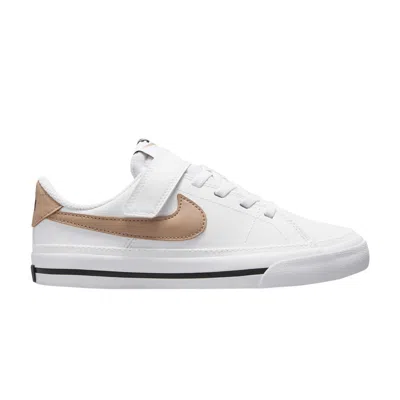Pre-owned Nike Court Legacy Ps 'white Hemp' | Kid's Size 13