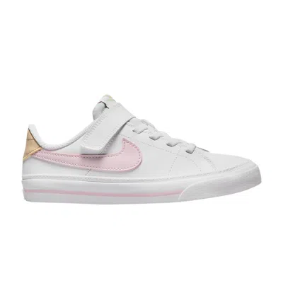 Pre-owned Nike Court Legacy Ps 'white Pink Foam' | Kid's Size 1.5