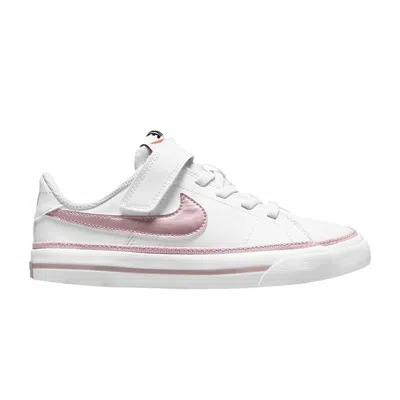 Pre-owned Nike Court Legacy Ps 'white Pink Glaze' | Kid's Size 2
