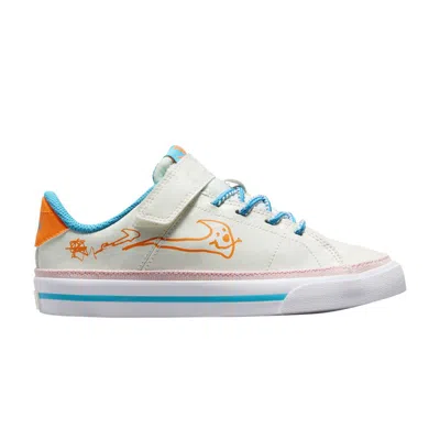 Pre-owned Nike Court Legacy Ps 'wild And Free' | Cream | Kid's Size 13