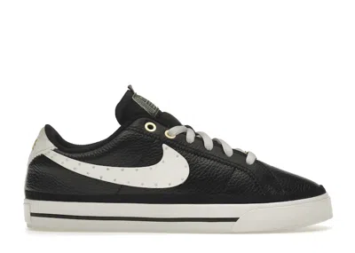 Pre-owned Nike Court Legacy Serena Williams Design Crew (women's) Sneakers In Black/metallic Gold/summit White