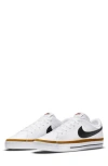 Nike Court Legacy Sneaker In White/black/desert Ochre