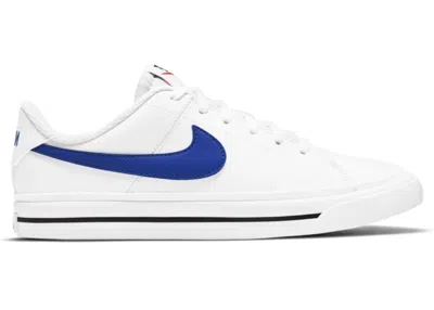 Pre-owned Nike Court Legacy Sneakers In White/black/game Royal