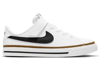 Pre-owned Nike Court Legacy Sneakers In White/desert Ochre/gum Light Brown In Multi
