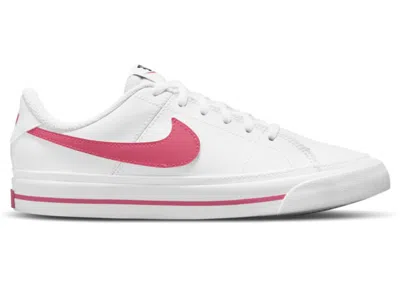 Pre-owned Nike Court Legacy Sneakers In White/hyper Pink